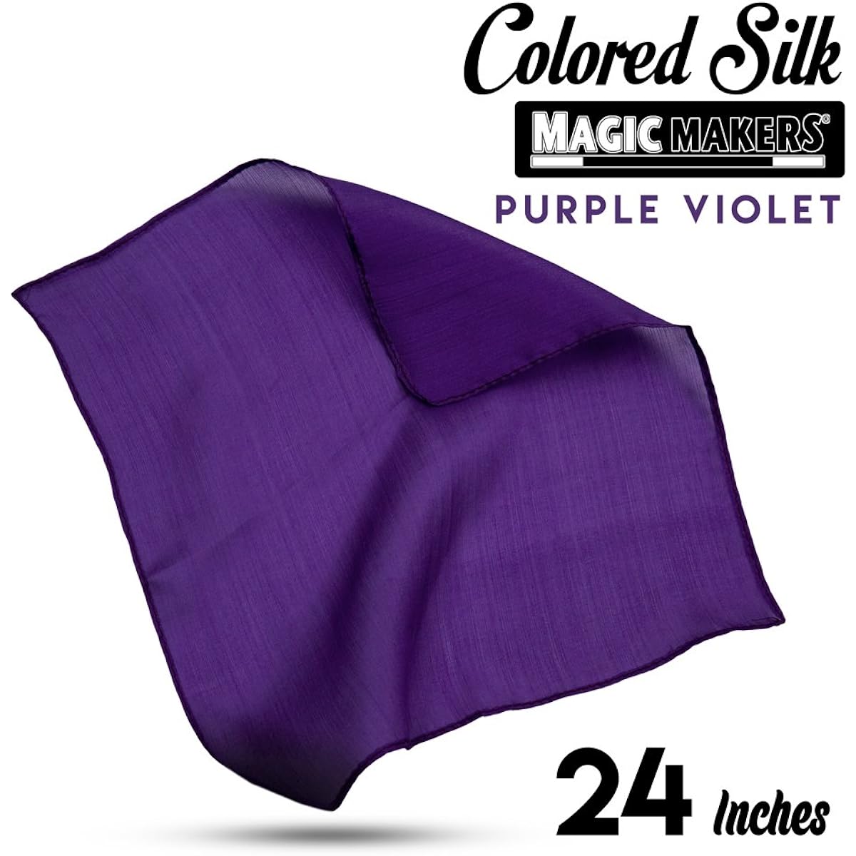 Magic Makers Professional Grade 24 Inch Magician's Silk (Purple Violet)