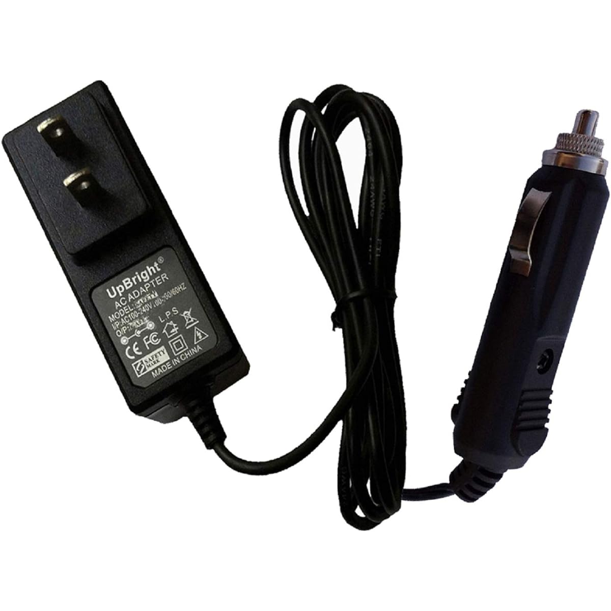 UpBright Male Lighter Plug 12V AC/DC Adapter Compatible with Duracell DRJS30 DRJS10 DRJS20 DRJS10A DRJS 10 20 30 Jump Starter 500 600 750 900 Peak Amp 500A 600A 750A 900A Battery Power Charger