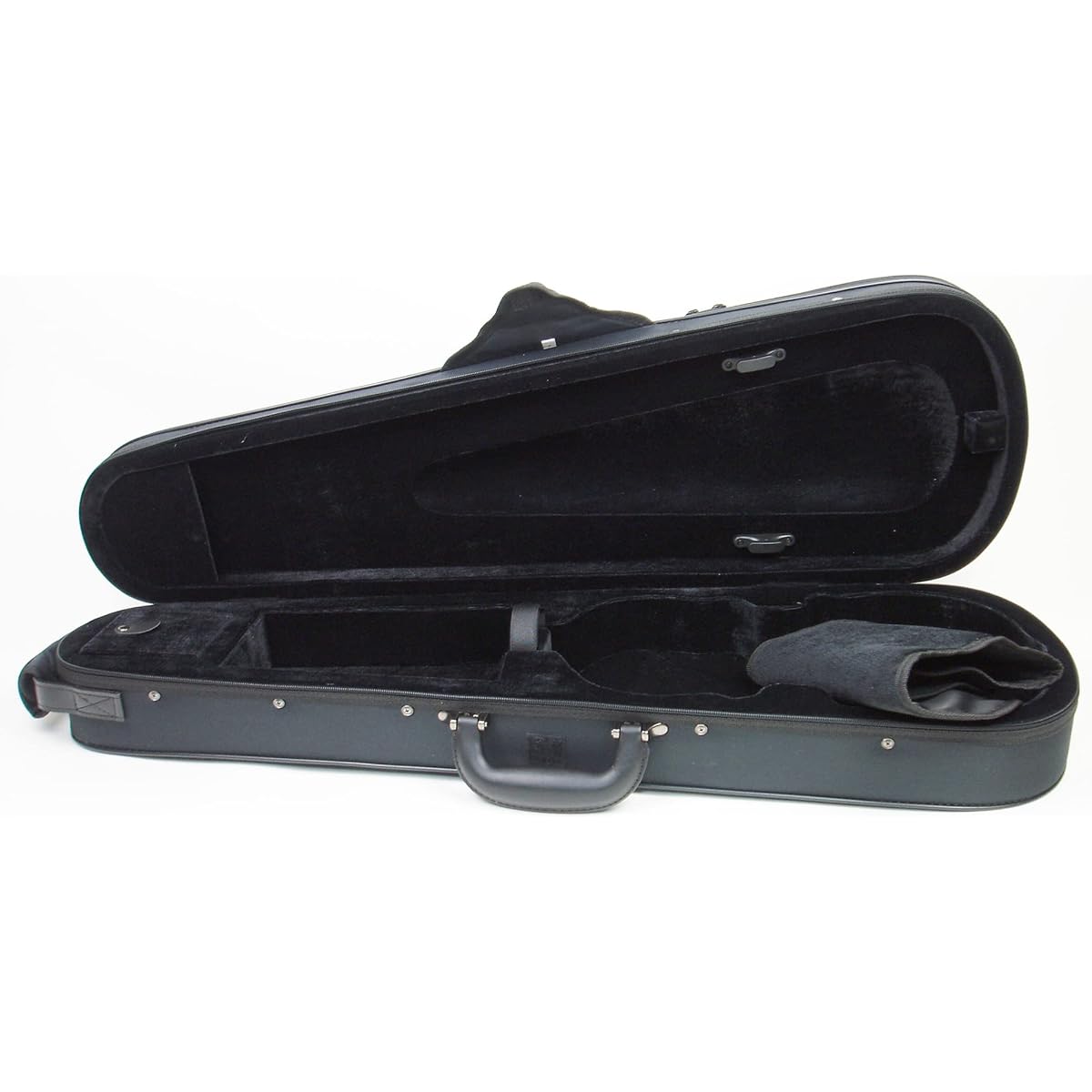 Grazioso Lightweight Triangular Violin Case CVN-100 (Black)