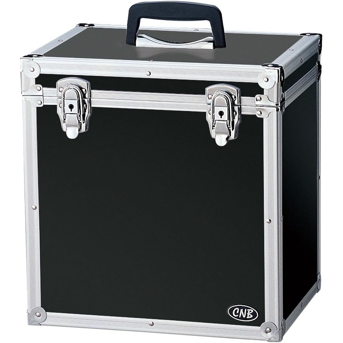 CNB record case for LPs, storage capacity approximately 50 pieces LPC-310 Black