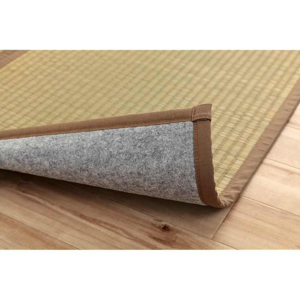 Ikehiko Igusa Rug Carpet Mat Rectangle DX Okinawa Beag Beige Approx. 191 x 250cm Made in Japan Backed Cushion #7608480