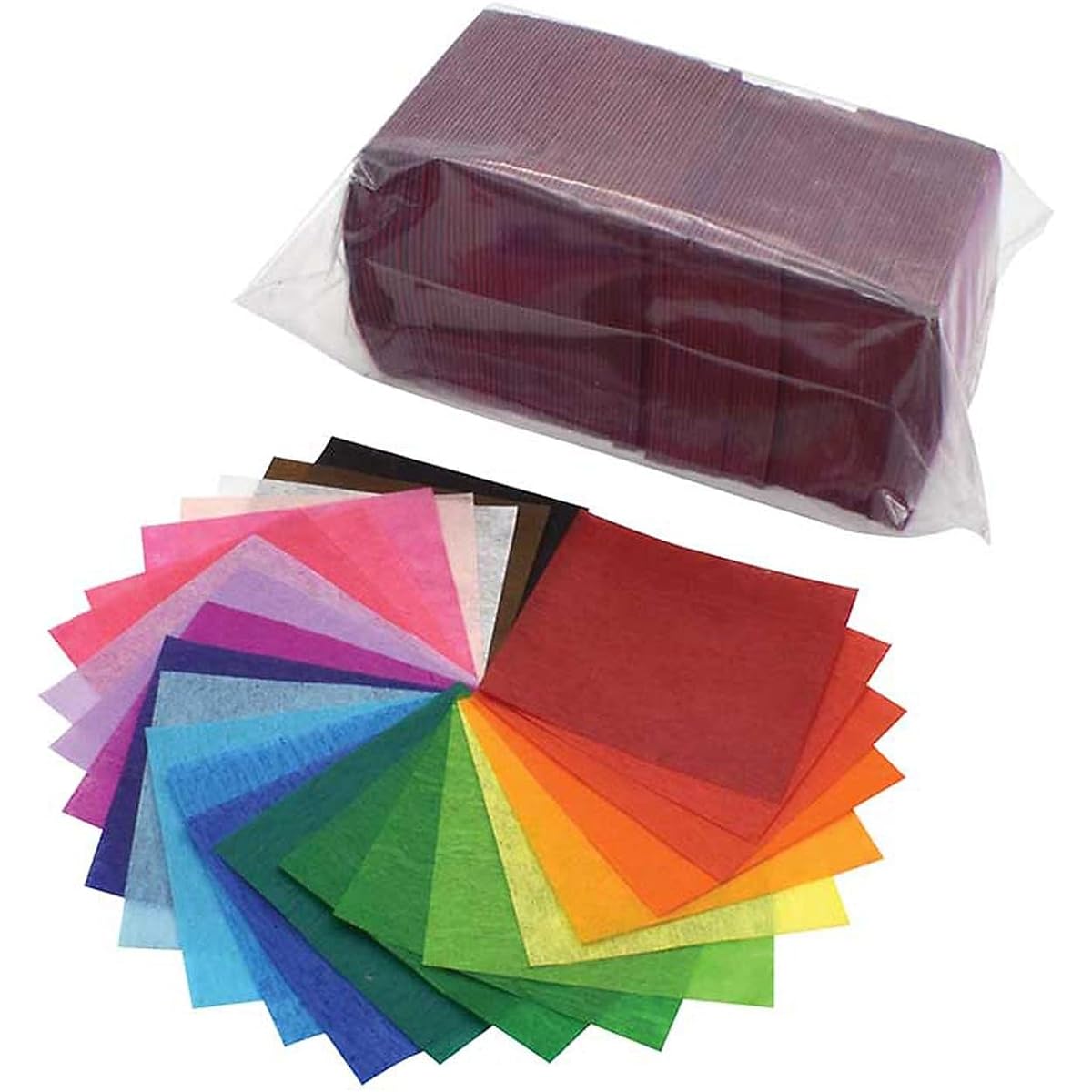 Pacon Spectra Deluxe Bleeding Art Tissue Square 25 Colors 2