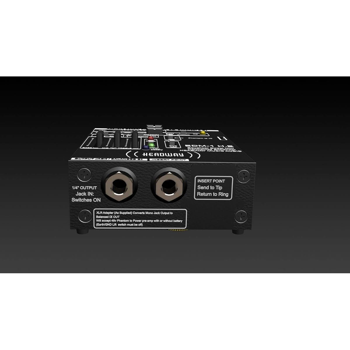 HEADWAY MUSIC AUDIO EDM-1 H.E Compact preamplifier DI for acoustic instruments [Domestic regular product]
