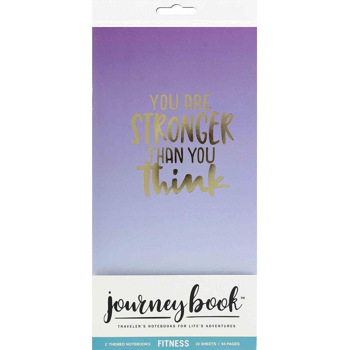Paper House Productions JBB0002 Fitness Journey Book Insert Set Standard Size for Traveler's Note Theme Content