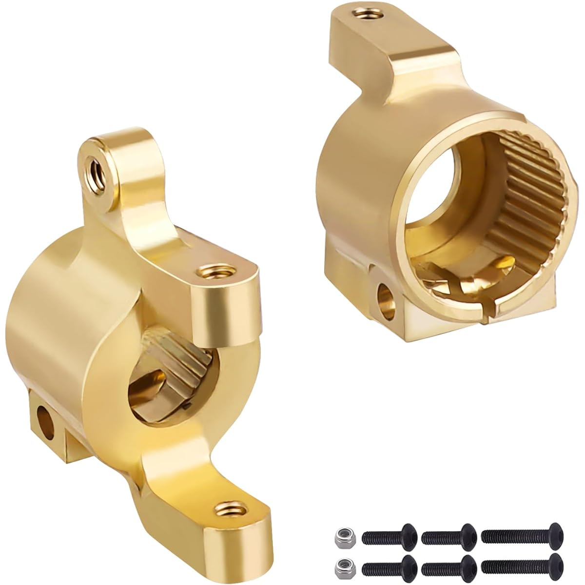 Upgraded Heavy Duty Brass C-Hub Replacement Parts Weights for Axial SCX10 II 1/10 RC Crawler Upgrade
