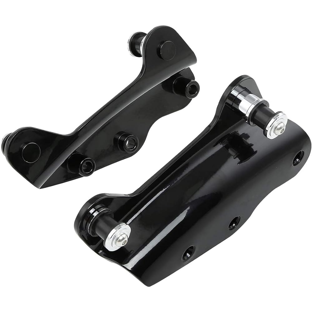 XFMT Black Removable 4 Point Docking Hardware Kit for Harley Touring Road King Street Glide 2009-2013 (Replaces: #54246-09A)