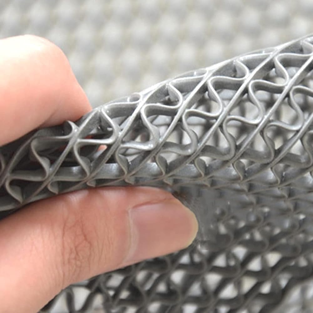 Anti-Slip Mat Rubber Mat Outdoor Indoor 90cm x 5m Thickness 5mm PVC Water Absorption Anti-Tip PVC Entrance Mat for Passage, Corridor, Bath, Bathroom