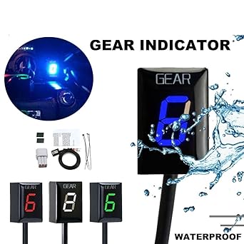 Speed Display Meter 1-6 Gear Indicator Suzuki RM-Z250 RM-Z450 RMX450Z VZ1500 SV1000 VLR1800 Boulevard C50 Motorcycle Gear Display Indicator