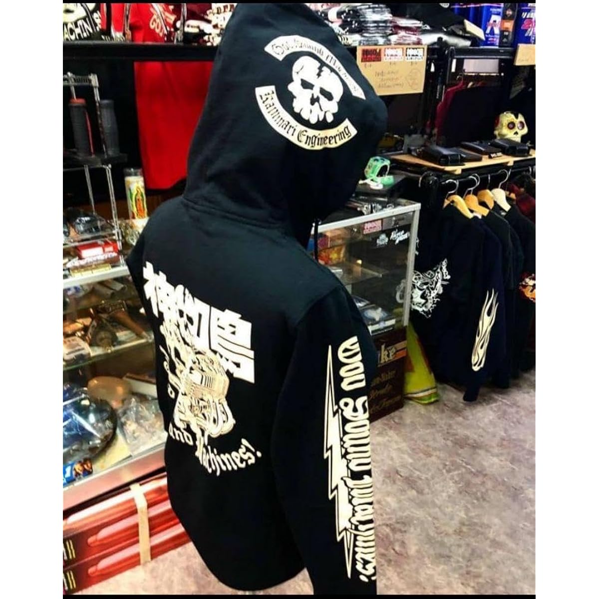 GOD SOUND MACHINESSKULL hoodie black