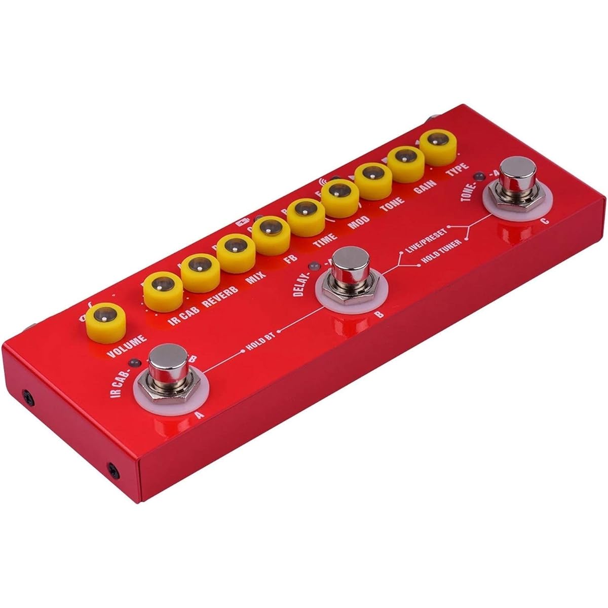 Guitar Effect Pedal Portable Multi-Function Electric Guitar Combination Effect Pedal Built-in Battery Guitar Effect