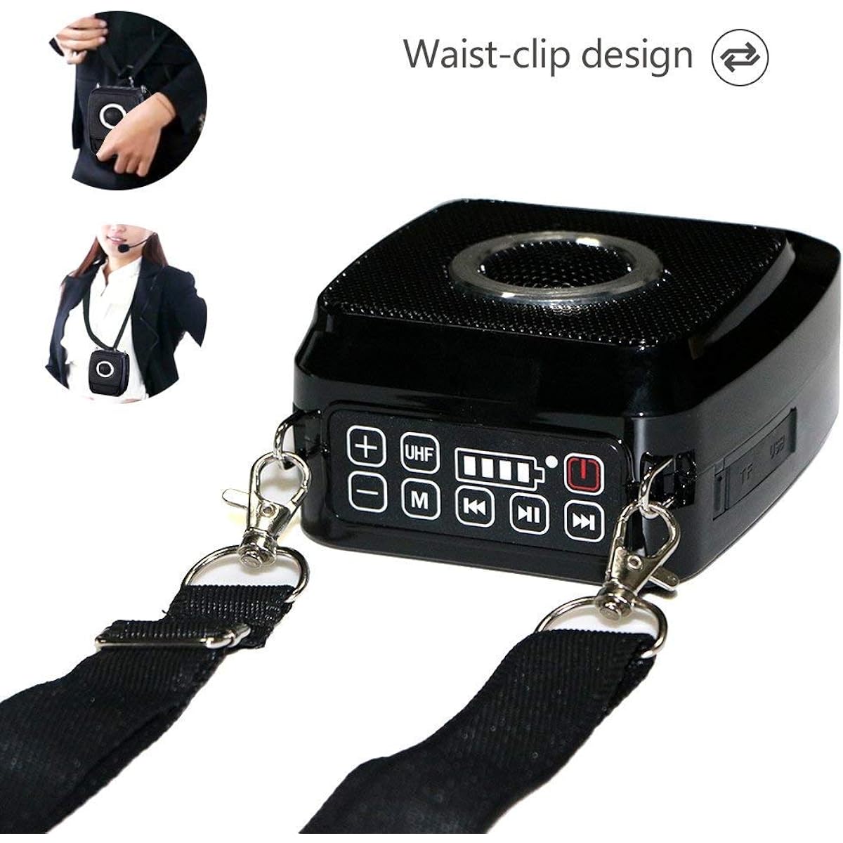 utput 25W Speaker for Events, Portable, Can Play Music, Comes with Microphone, Can be used by 2 people at the same time, Perfect for events, lectures, information sessions, sports instructors, in-store sales, etc. ! Comes with Japanese instruction manual