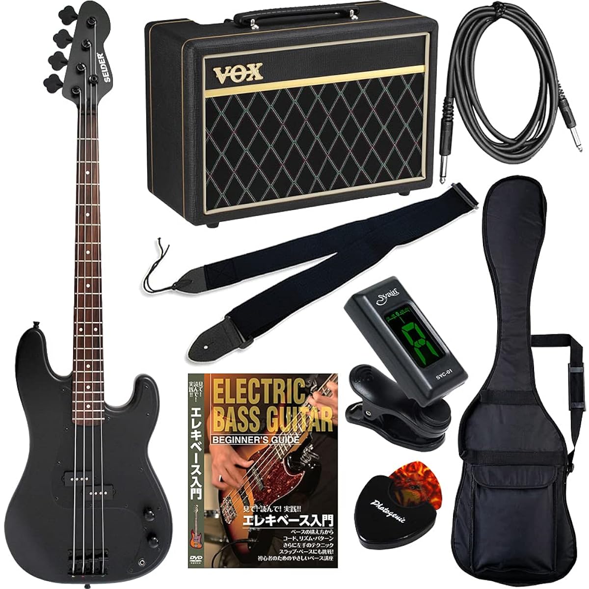 SELDER Bass Precision Bass Type PBC-04/BB VOX Amplifier Included Beginner Super Limited Set