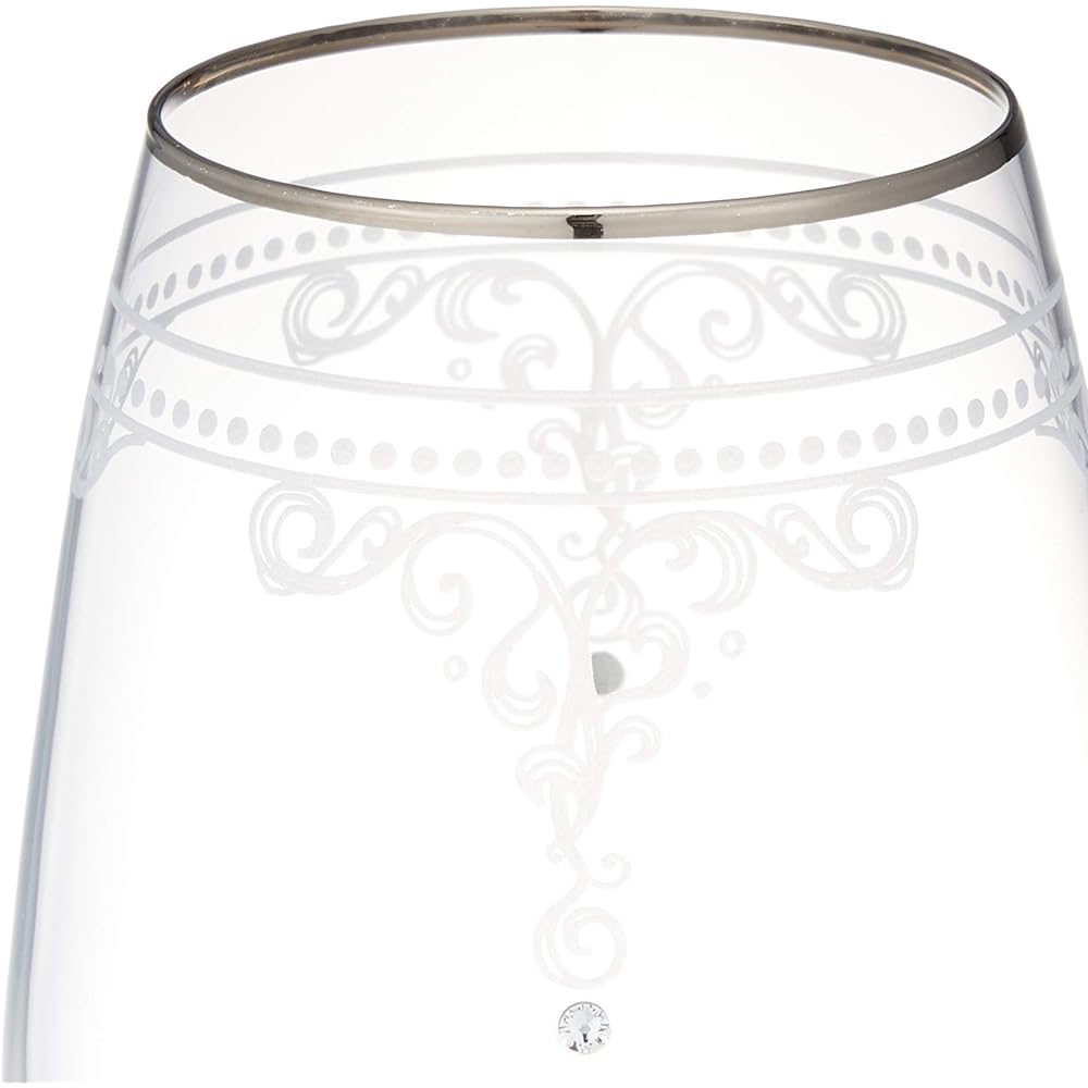 NARUMI Pair Wine Glass JILL STUART 340cc Set of 2 Made in Japan GW4132-63393A