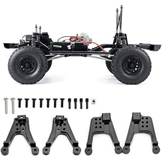 Aluminum Front & Rear Shock Mount Lift Set of 4 for RC Crawler Axial SCX10 II 90046