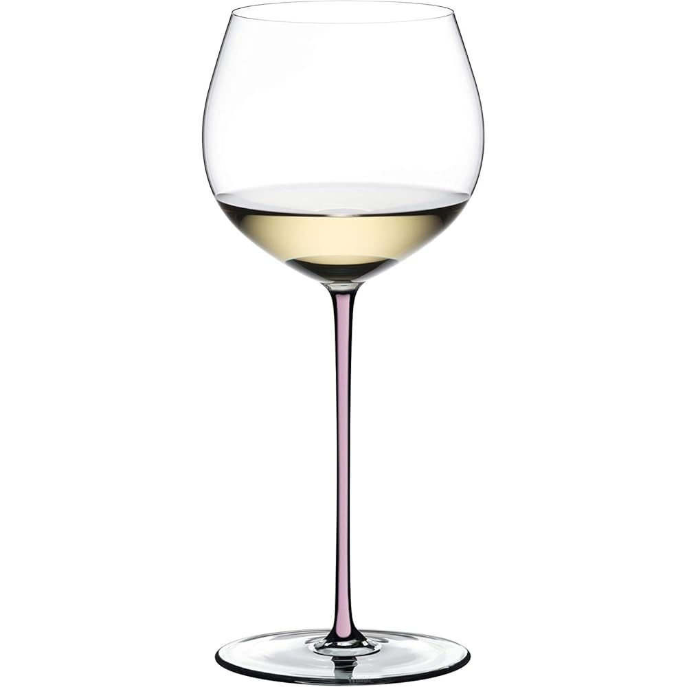 Riedel [Genuine] White Wine Glass Fat a Mano Oaked Chardonnay Pink 620ml 4900/97P