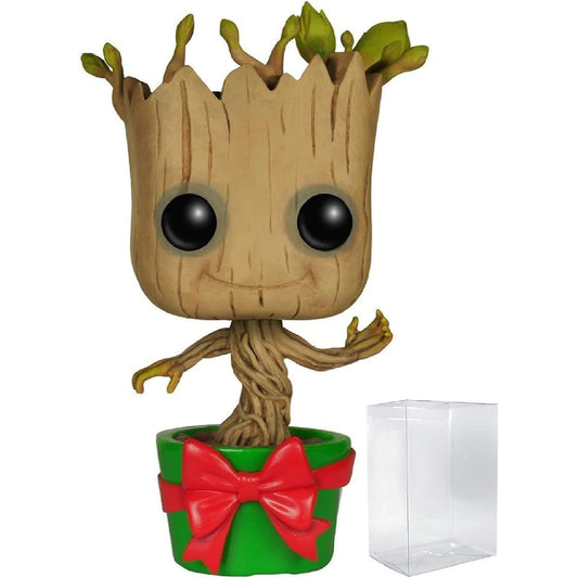 Marvel: Holidays - Dancing Groot Funko Pop! Vinyl Figure (Includes Compatible Pop Box Protector Case)