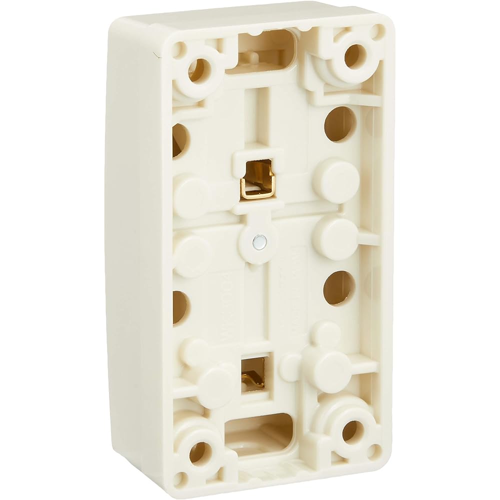 Panasonic Exposed Outlet L Type 2 Outlet Milky White [Genuine Package Product] Set of 50 WK1013WP50P