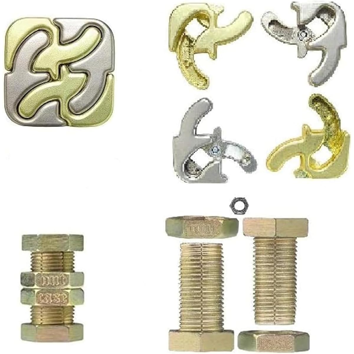 MARCOPOLO (Bulk Purchase) Hanayama Multi-Pack Puzzle (Nut Case & Square)