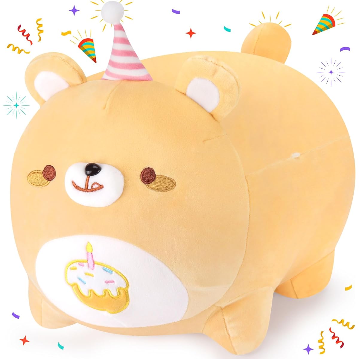Birthday Gift Teddy Bear 16 Inch Teddy Bear Anime Stuffed Animal Cute Birthday Stuffed Animal Teddy Bear Cute Stuffed Animal Teddy Bear Panda Stuffed Animal Birthday Gift for Kids/Boys/Girls