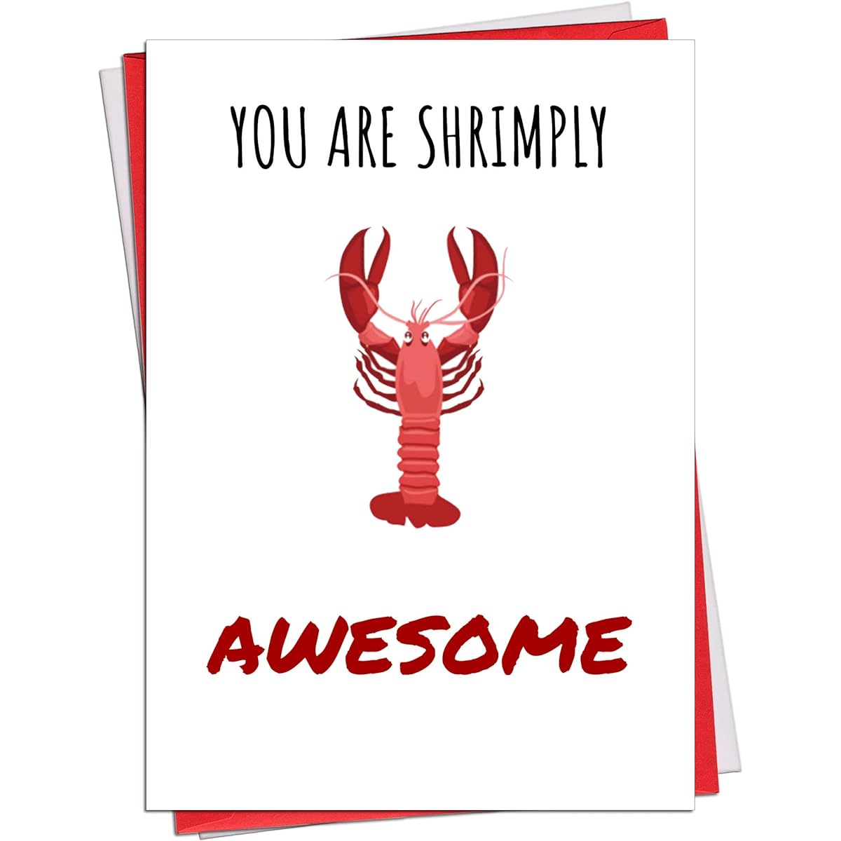 Ikassong Funny Prank Birthday Card with Envelope 5.3" x 7.6" #49