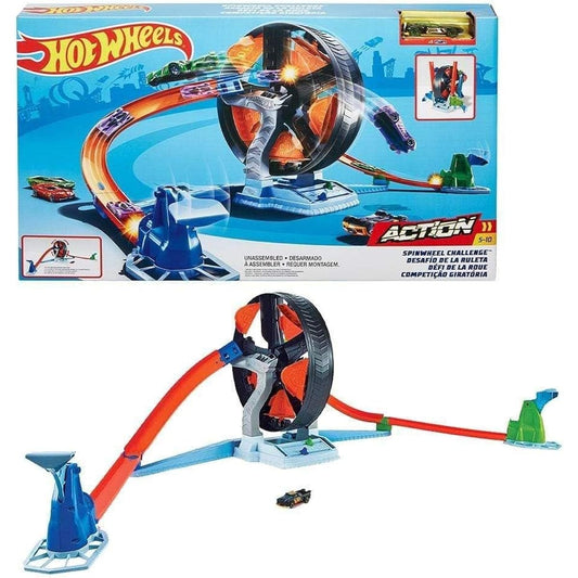Hot Wheels Spinwheel Challenge Play Set for 5 Year Olds and Up