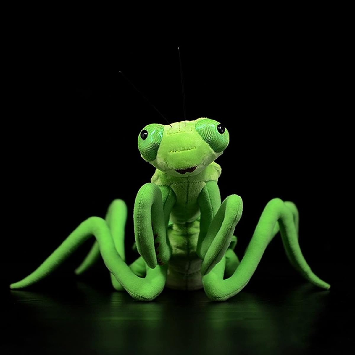 Doublebred Green Praying Mantis Plush Toy - Simulation 12 Inch Soft Realistic Green Praying Mantis Stuffed Animal Cute Insect Toy Real Stuffed Animal Toy Unique Stuffed Animal Gift Collection