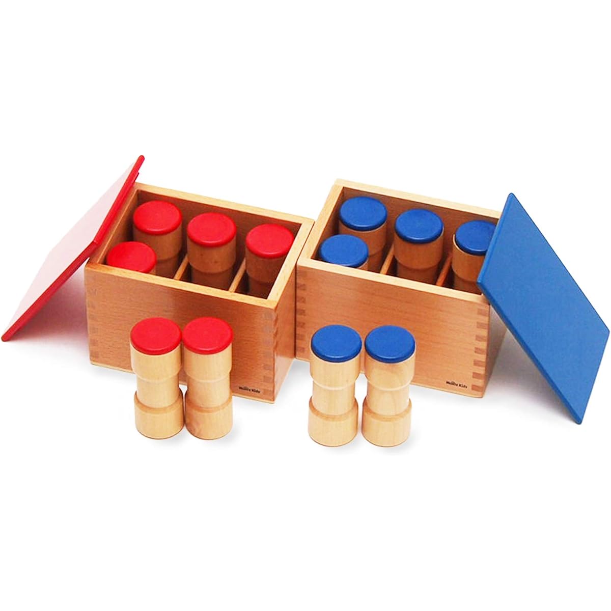 [MONTE Kids] Montessori teaching tools - Noise tube - Montessori Monte Kids Authentic teaching materials Mathematics Educational supplies Learning supplies Montessori teaching tools - Noise tube -