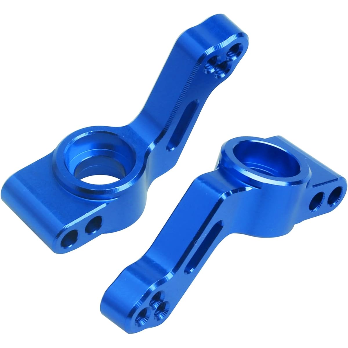 CrazyHobby Aluminum Rear Stub Axle Carrier with Ball Bearings Upgrade Parts for 1/10 Traxxas Slash 2WD Stampede Rustler VXL 3752 Replacement (Blue)