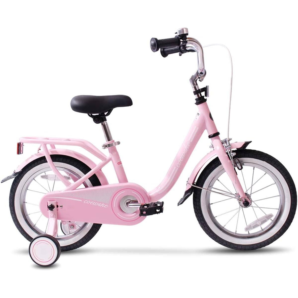 COEWSKE Children's Bicycle Steel Frame 14-16 Inch with Training Wheels
