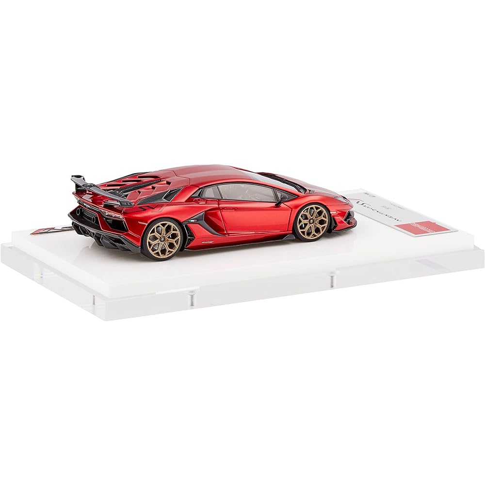 EIDOLON 1/43 Lamborghini Aventador SVJ 2018 Leirion wheel Candy Red Style Package Finished Product