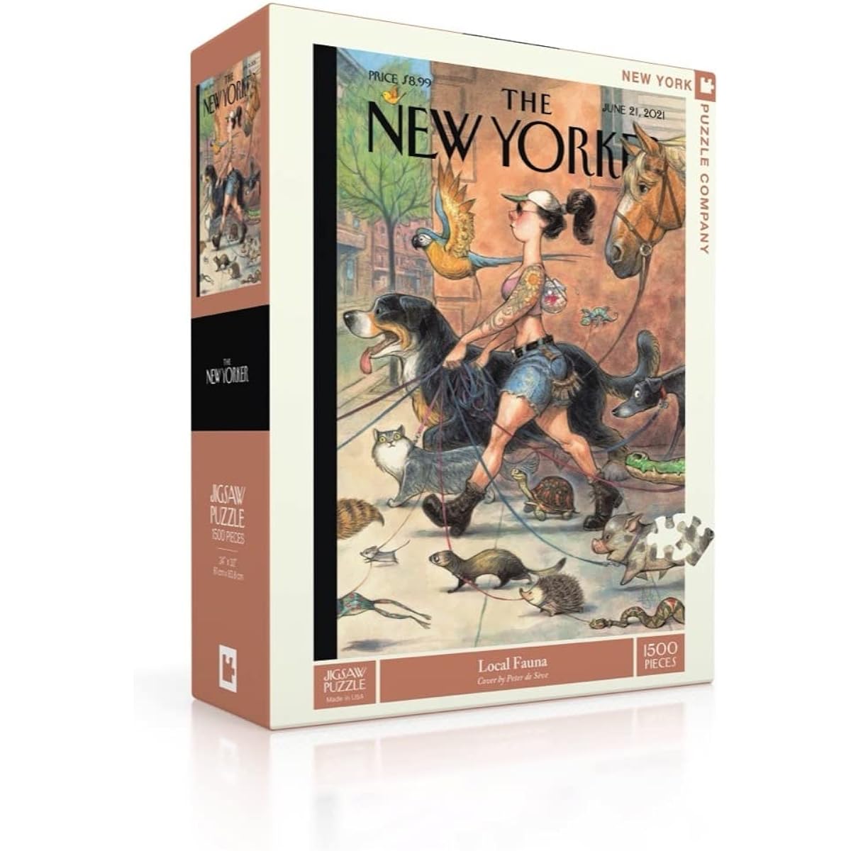 New York Puzzle Company - New Yorker Local Fauna - 1500 Piece Jigsaw Puzzle