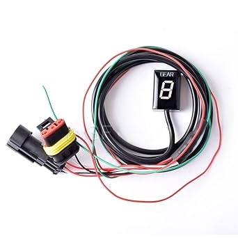 Speed Display Meter Motorcycle Gear Indicator Ducati Monster 620 2002 2003 2004 2005 2006 Moto 1-6 Level L Speed Digital Meter Fixed Ring