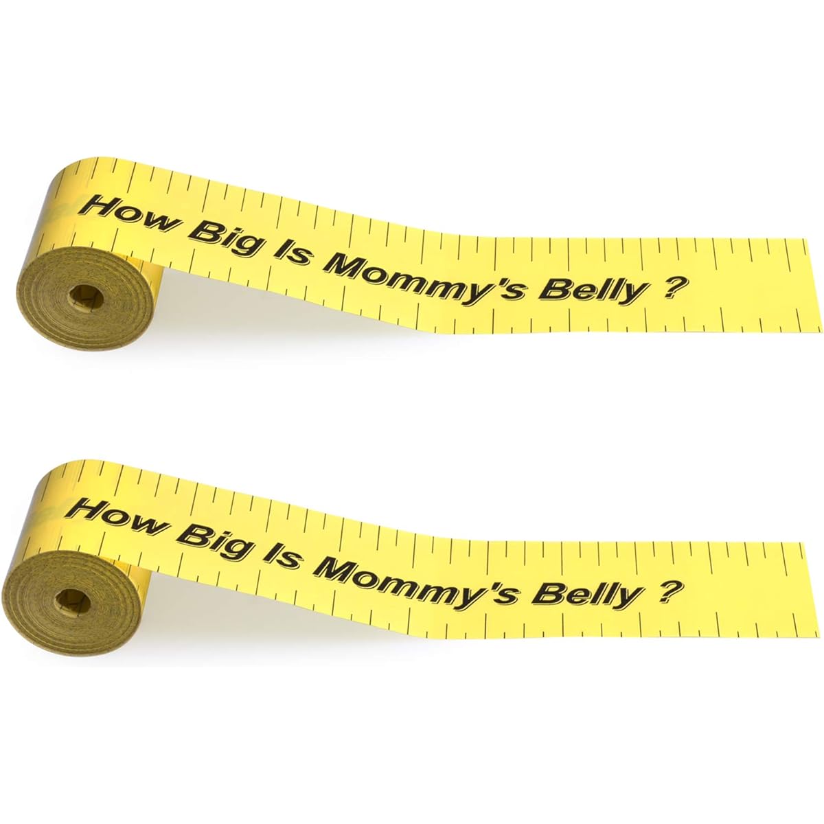 ABOAT 2 Rolls Belly Measuring Tape Baby Shower Gift Game Party Supplies 300 Feet Total