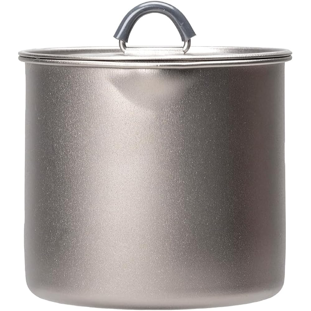 EVERNEW Titanium Cooker with Storage Bag MP500 Flat ECA620