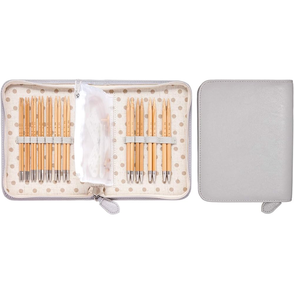 Tulip Switchable Bamboo Needle Set Carry C Long Carry Sea Long Gray TCC-07