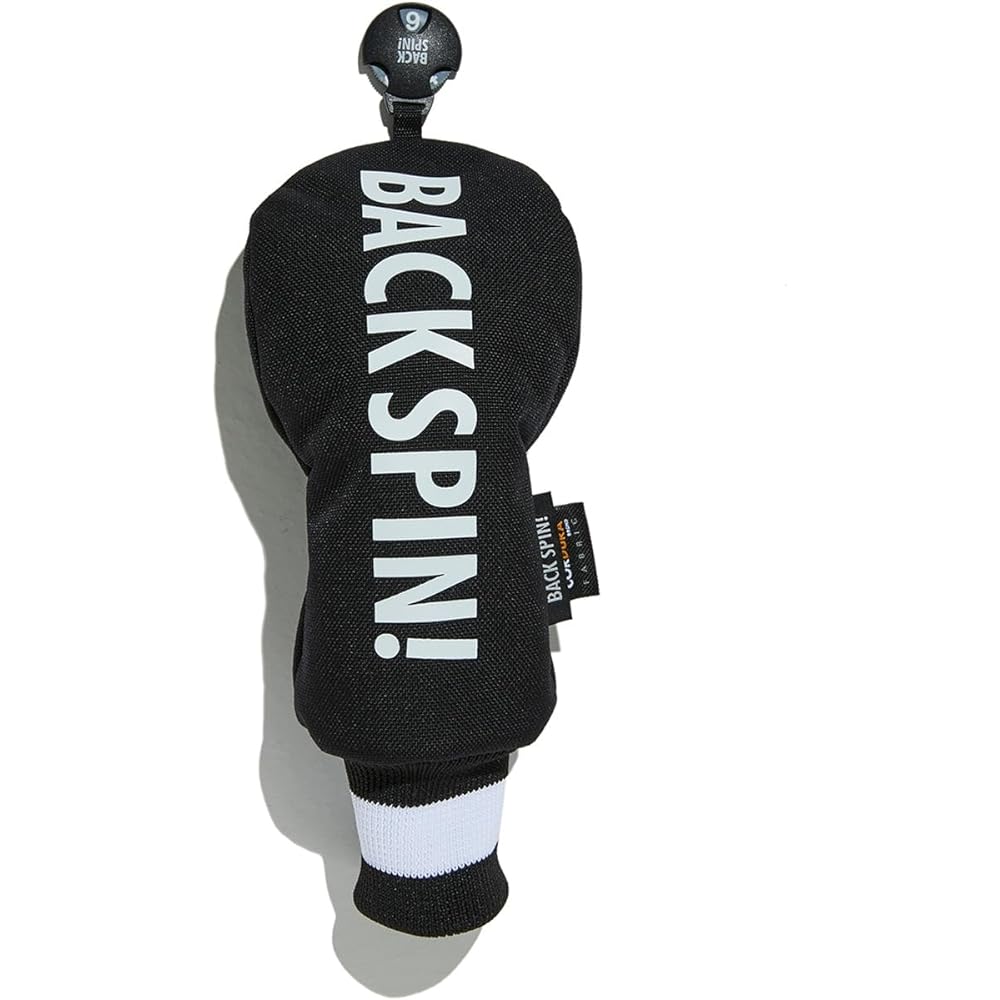 BACK SPIN! Cordura Head Cover for HYBRID Backspin Cordura Nylon Durable Head Cover for Utility Black Stylish Simple Cool