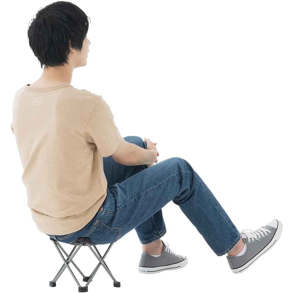 LOGOS Cubic Chair Duralumin Load Capacity 120kg Outdoor Folding Camping Chair