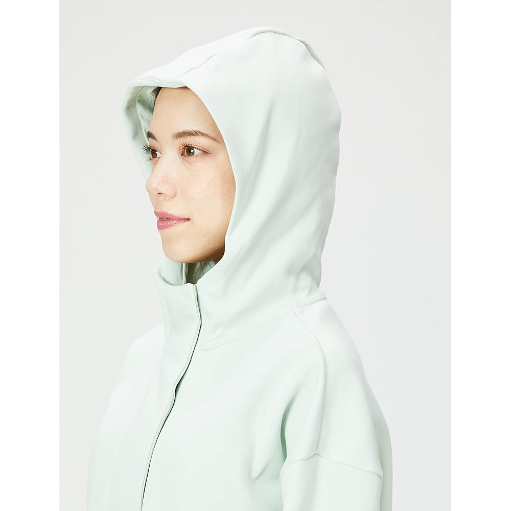 [Adidas] Sweatshirt Parka PRSVE Oversized Fit Double Knit Hooded Tunic VM083 Women's