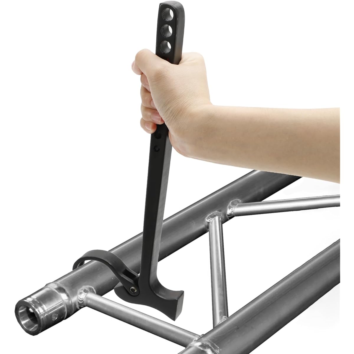 Topteng Hammer of Truss Stage Aluminum Black Stage Spigot Lighting Truss Hammer Truss Pin Remover Global F34 Tru Global Truss Removal and Installation Tool