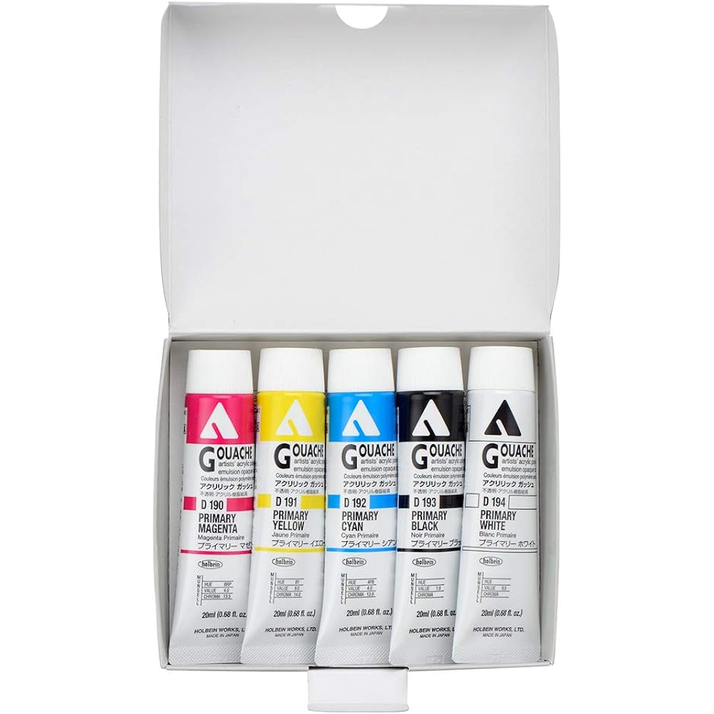 Holbein Acrylic Gouache D418 20ml 36 color set 07418