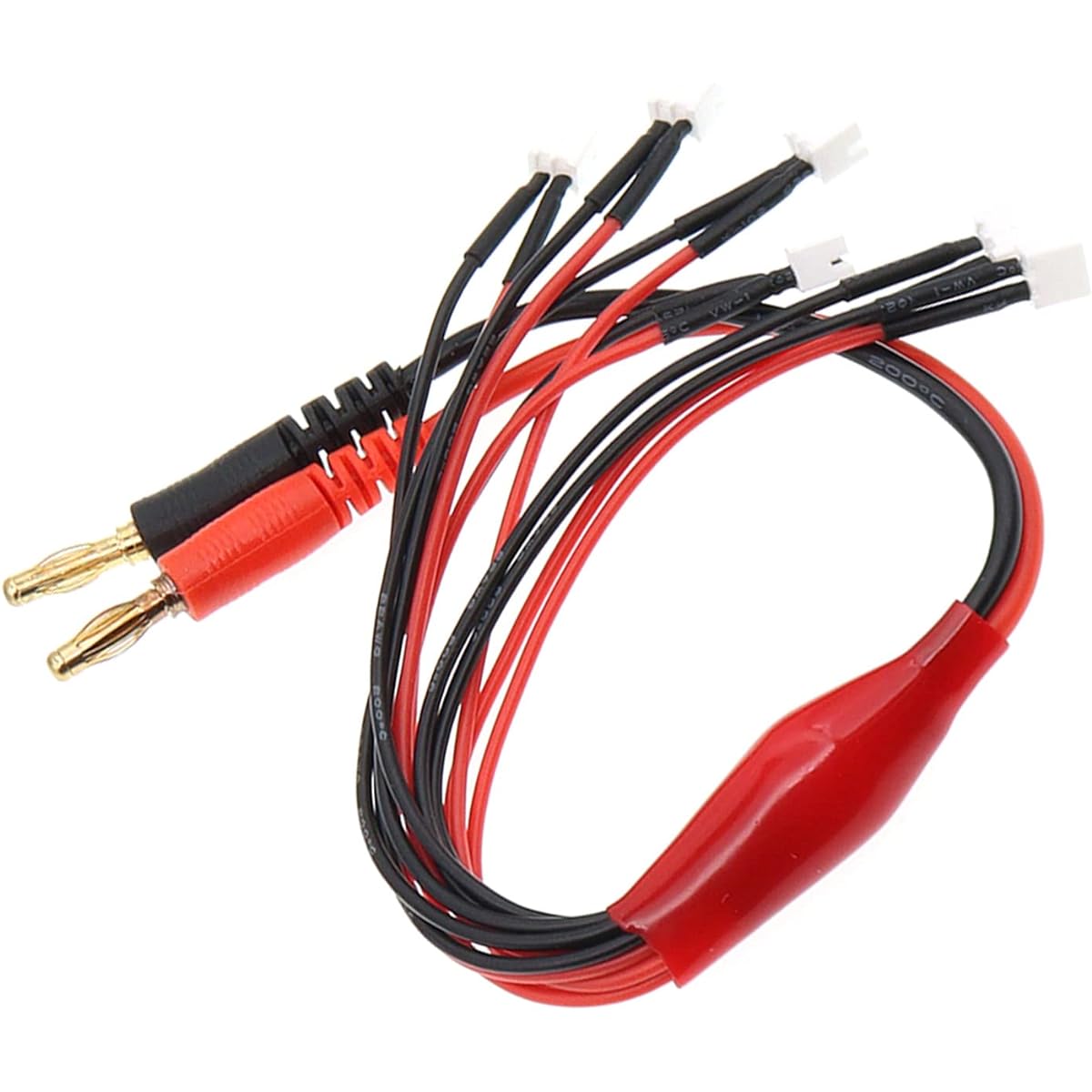 Treehobby 2Pcs 6X JST-PH Connector 4mm Banana Connector Parallel Battery Charging Cable 25cm