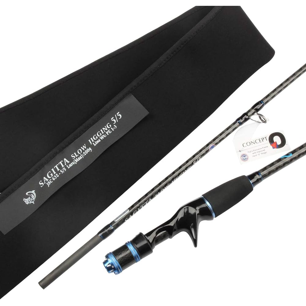 Rosewood Japan Full Fuji Parts Light Jigging Rod 1.95m 6'3" Slow Pitch Jigging Casting Rod Jig Rod Sea Fishing Rod