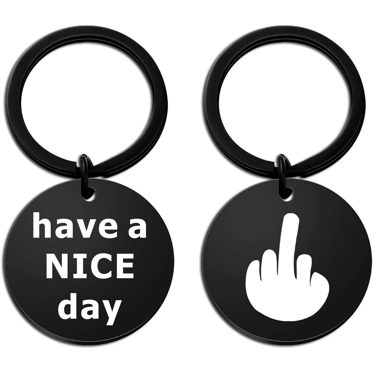 White Elephant Gifts for Women Stocking Stuffers Coworker Friends Work Best Friend Boss Lady White Elephant Keychain for Best Friend Birthday/Christmas/Thanksgiving/Key Ring Gift, Black, 5