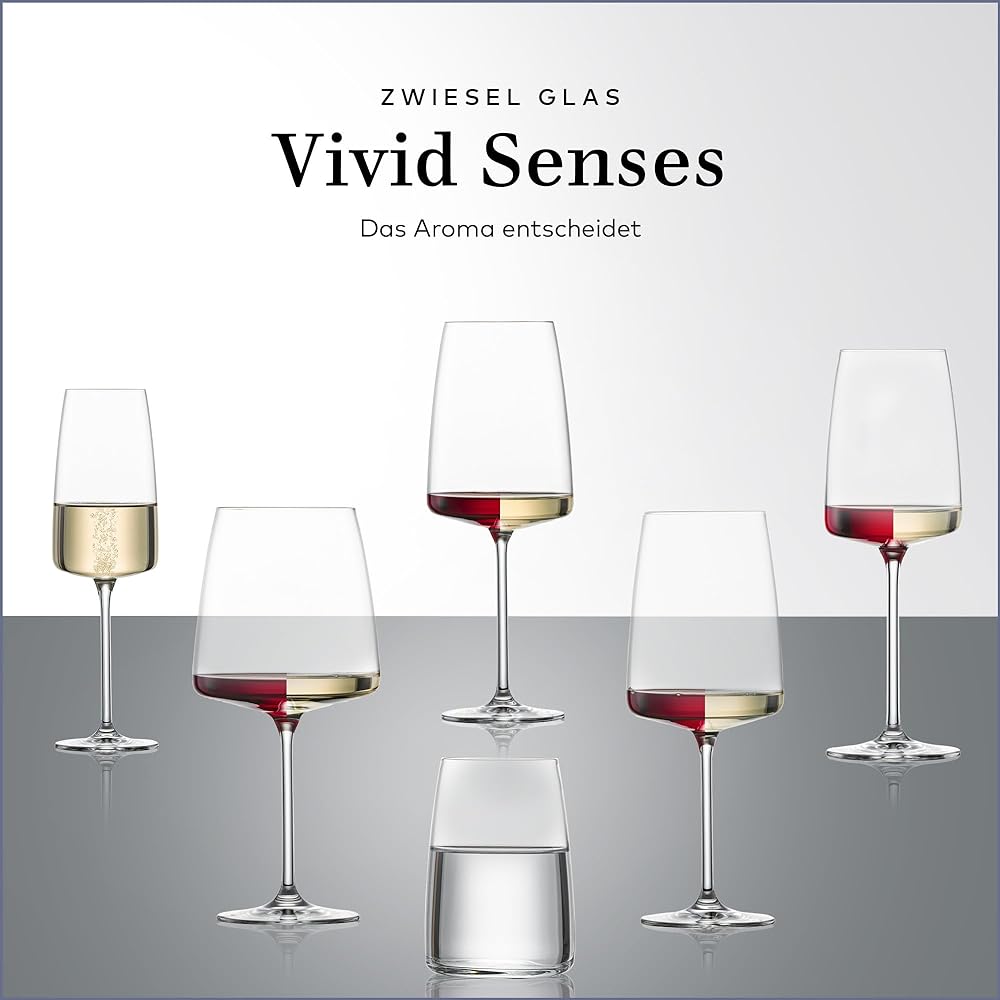 ZWIESEL Wine Glass for Red and White Vivid Sense Mellow and Luxurious Wine 710ml 122428 (Set of 2)