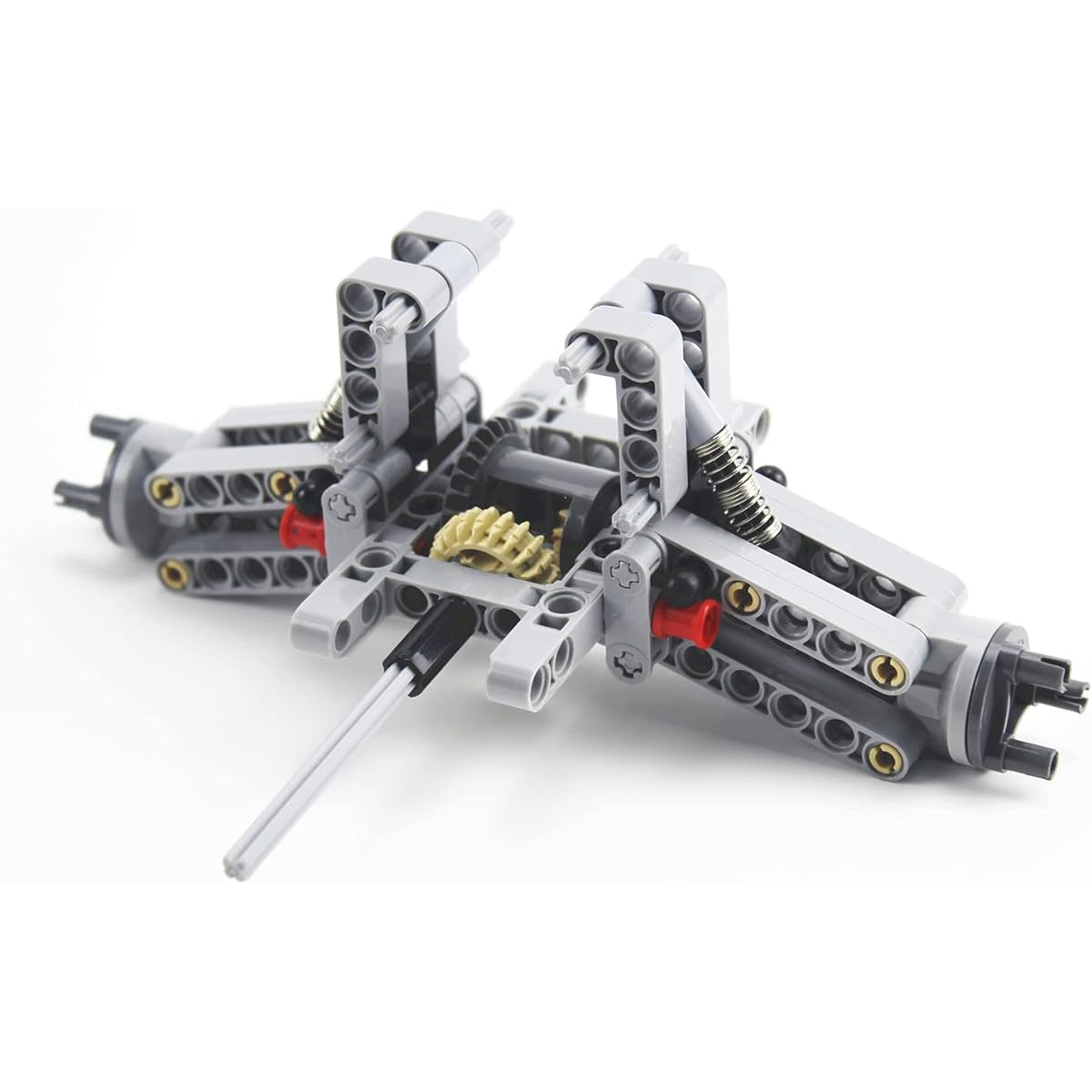 TTLYHEK Technical Car Parts Toy Off-Road Rear Suspension System Compatible with All Major Brands Building Blocks Technical Parts Kit DIY Accessories (78 Pieces)