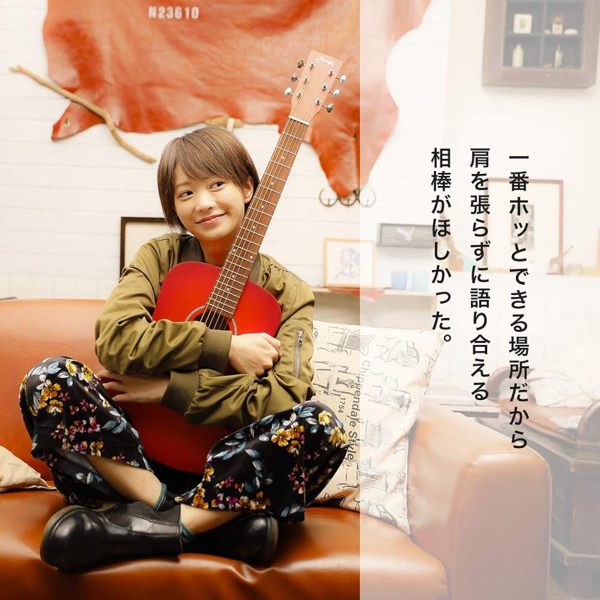 S.Yairi Acoustic Guitar Compact Acoustic Guitar YM-02/NTL Sakura Musical Instruments Original Limited Set