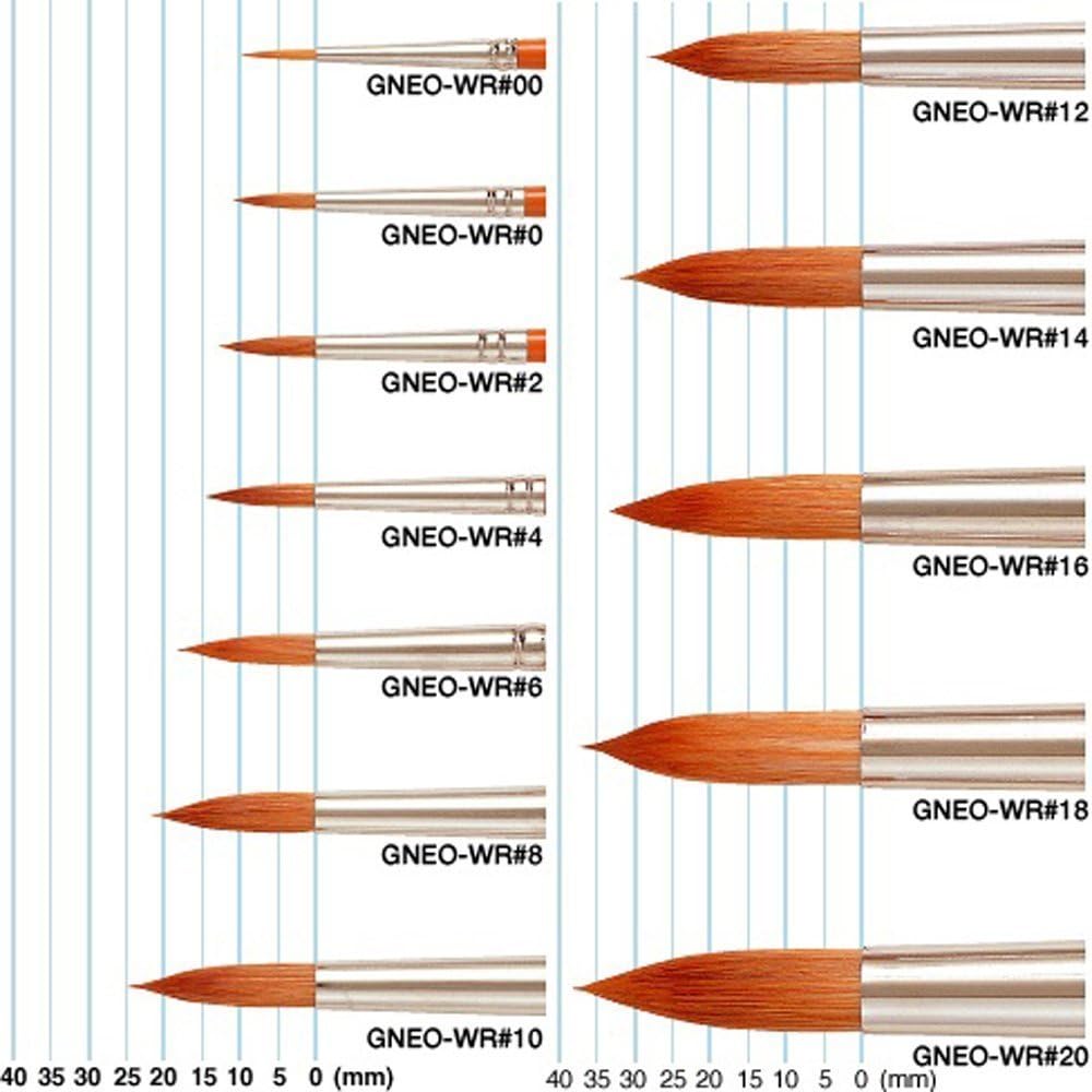 Van Gogh Watercolor Brush Neo Cebron Round No. 20 GNEO-WR#20(6) 6 pieces