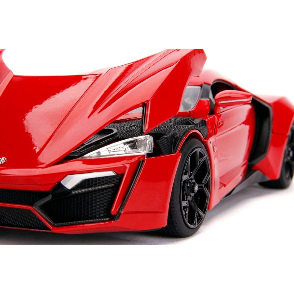 JADATOYS 1:18 Fast and Furious Diecast Car LYKAN HYPERSPORT w/LIGHT & DOM [Parallel Import]