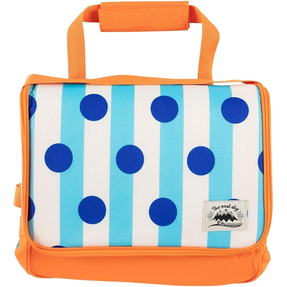 Konan Original Soft Cooler Bag 15L Dot Blue Width 300 x Depth 250 x Height 260mm