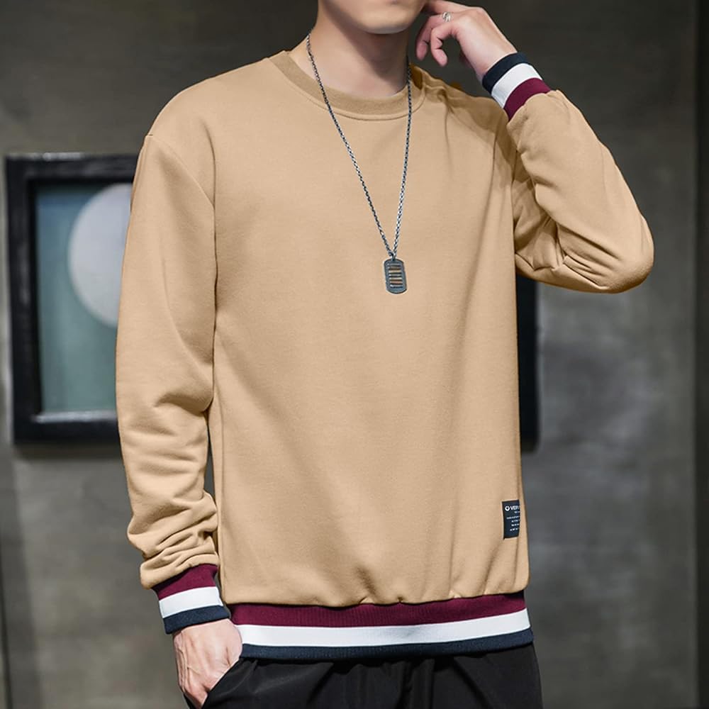 [VERAVANT] Sweatshirt, Men's Parka, Stylish, Round Neck, Large Size, Switchable, Loose, Fashionable Men's Spring/Autumn Clothes